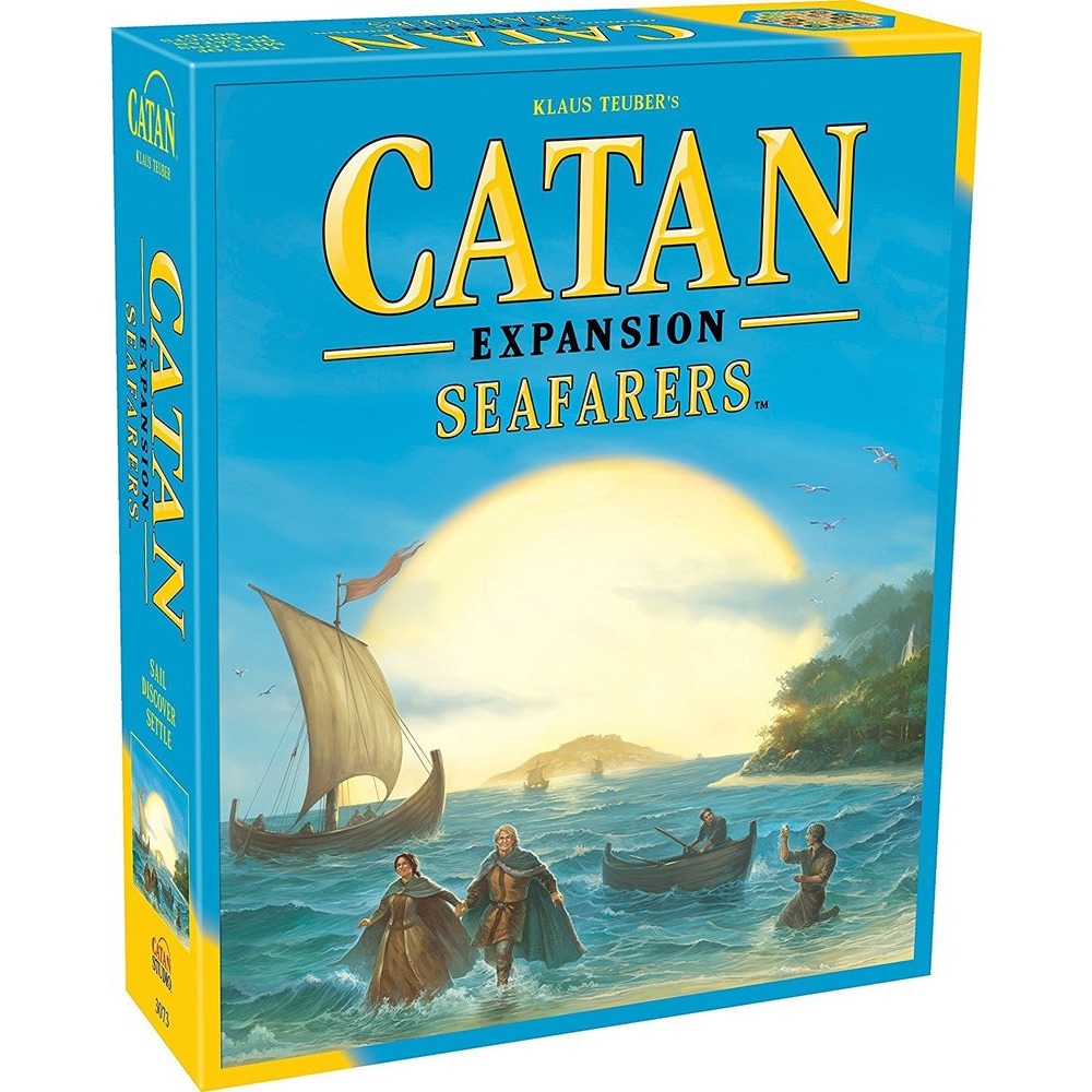 Authentic Catan Board Game Expansion: Seafarers (Made in USA) Age 10+ New in Box